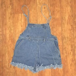 Forever 21 Denim Overalls